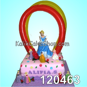 Princess Balon Alifiakue Ulang Bandung Kue Cinderella Gambar