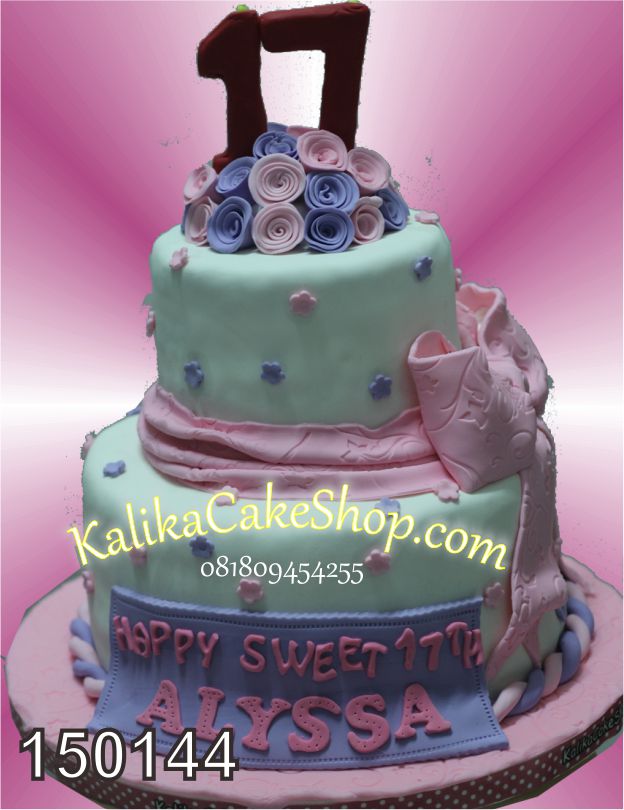 Kue Ulang Tahun Sweet Seventeen
