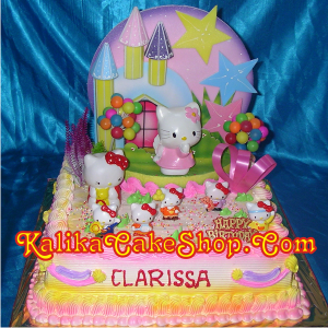 Kue Ulang Tahun HelloKitty-Clarissa