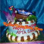Kue Ulang Tahun - Mobil Apta Ghani
