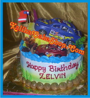 Kue Ulang Tahun - mobil zelvin