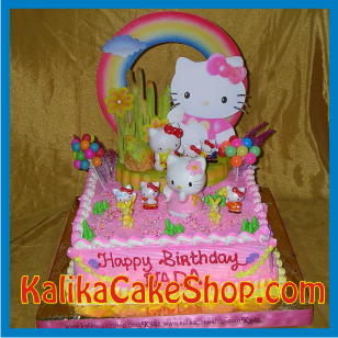 Background cake HelloKitty-Nada