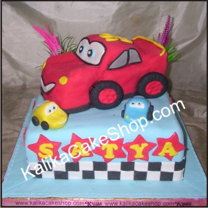 Cake Model Cars 3Dimensi Satya