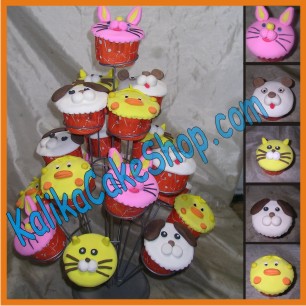 Cup Cakes Animal