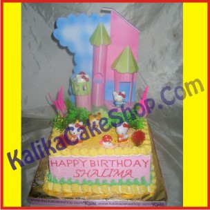 Kue Ulang Tahun Hello Kitty - Shalima