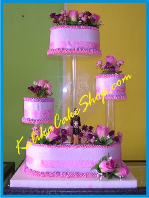 Wedding Purple Cake Variasi