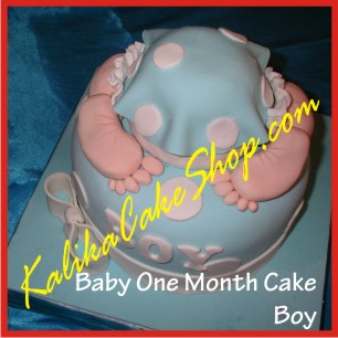 Baby One Month Cake Boy