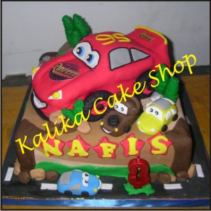 Kue Ulang Tahun Cars Nafis