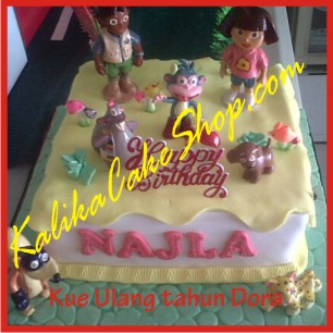 Kue Ulang Tahun Dora
