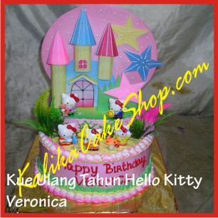 Kue Ulang Tahun Hello Kitty Veronica