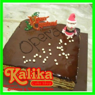 Christmast Opera Cake