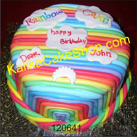 Variasi Rainbow Cake John