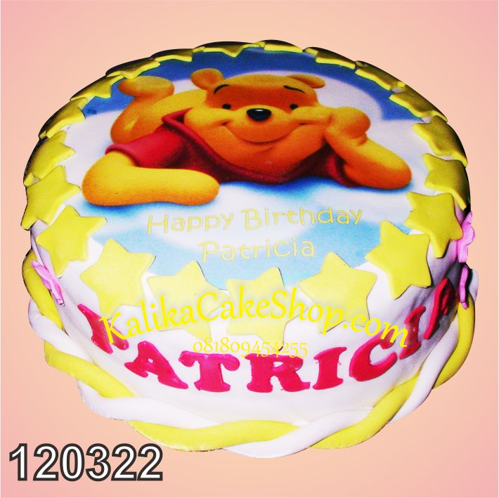 edible photo cake winnie the pooh