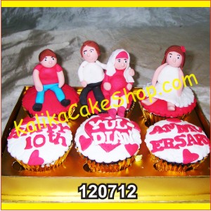 Anniversary Cup Cakes 6pcs