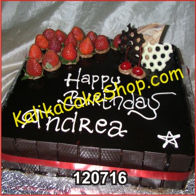 Chocolate Strawberry Cake Andrea