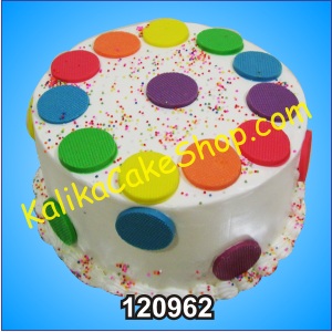 Circle Rainbow Cake