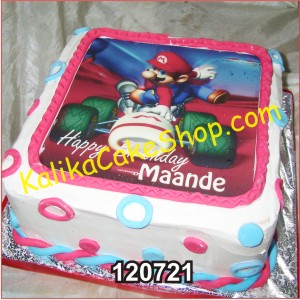 Mario Bross Cake Maande