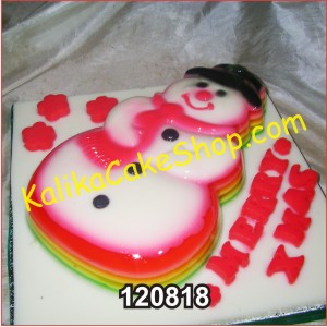 Snowman Puding