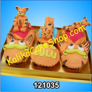 Garfield cupcake 6pcs