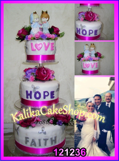 wedding Cake Love Hope Faith
