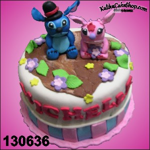 Kue Ulang Tahun Stitch&Angel Michelle