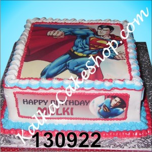 Superman Edible Cake