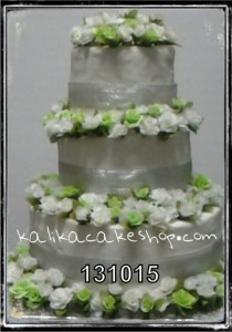 Wedding Cake 3ss Green White