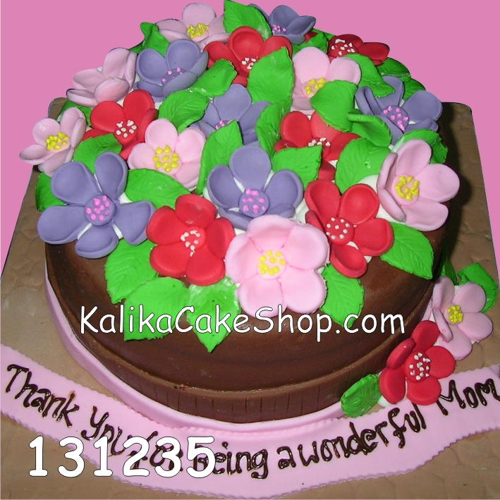 Flower Cake Wonderful Mom