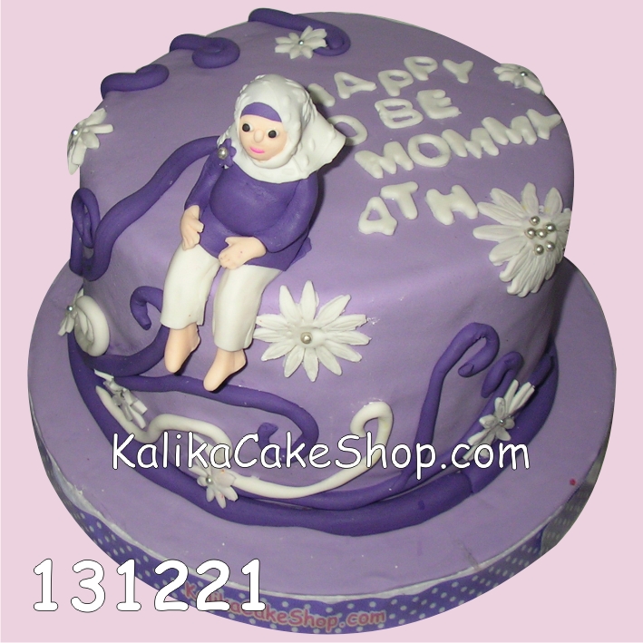Kue Ulang Tahun purple mommy