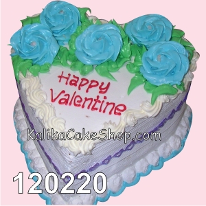 cake happy valentine blue