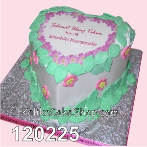 cake happy valentine green