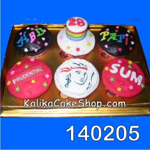 Cup Cake set 6 Prudential