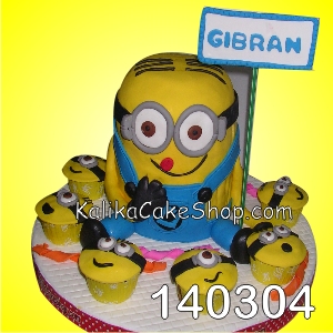 Minion Cup Cake Gibran