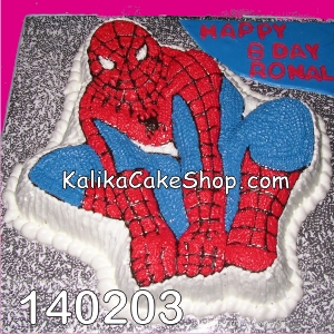 Spiderman 2 D Cake
