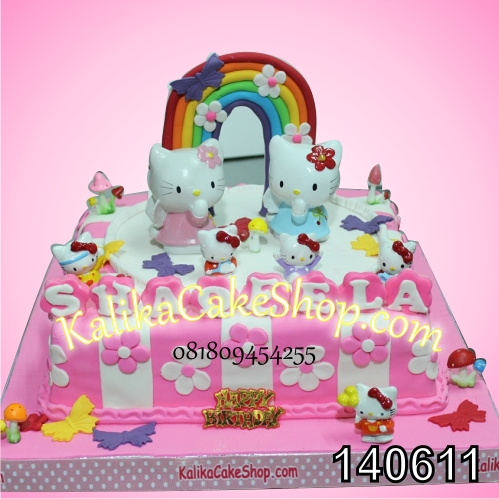 Kue Ulang EdibleTahun Hello Kitty