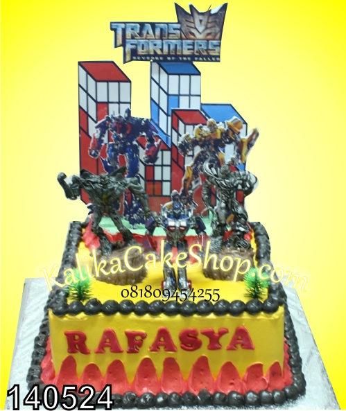 kue ulang tahun transformers rafasya