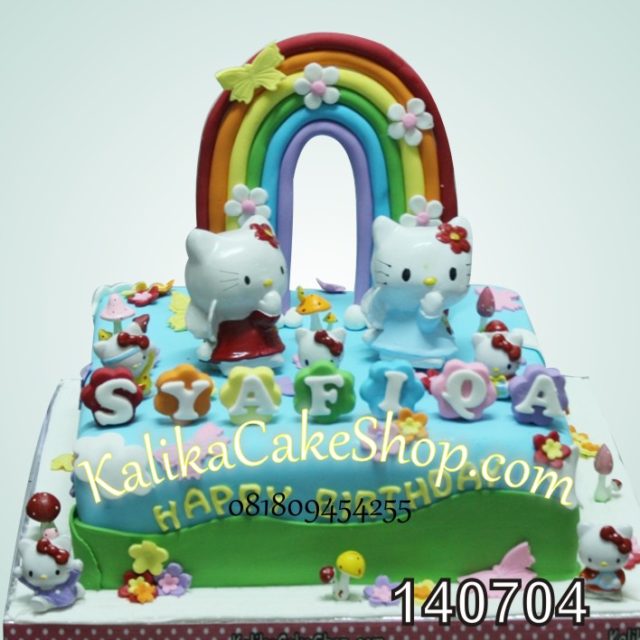 Kue Ulang Tahun Hello Kitty Syafiqa