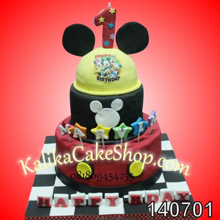 Kue Ulang tahun Mickey Marvin