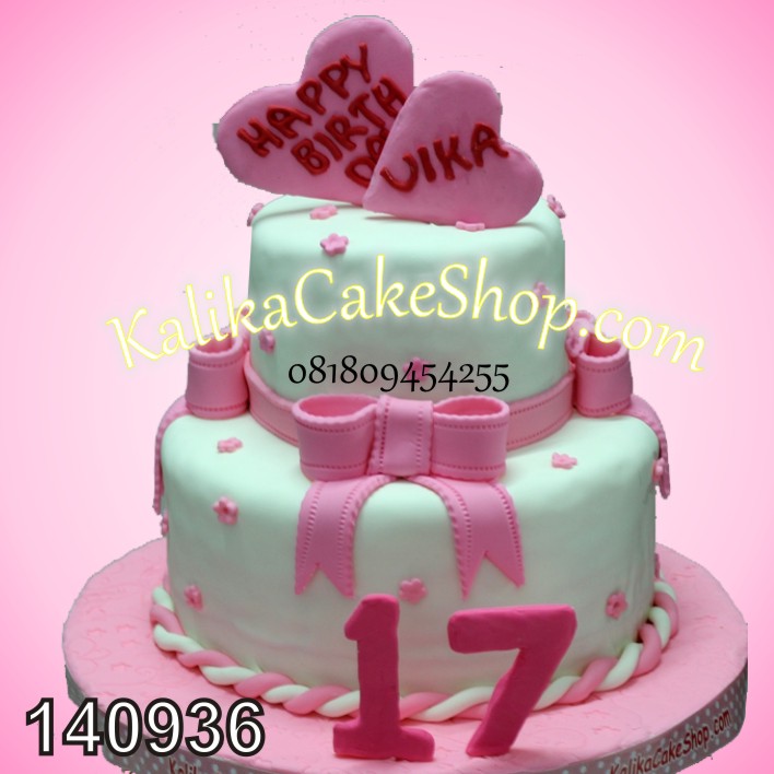 Kue Ulang Tahun Sweet Seventeen Vika