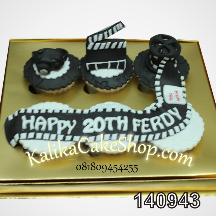 Cup Cakes 6 pcs Camera Filly Ferdy