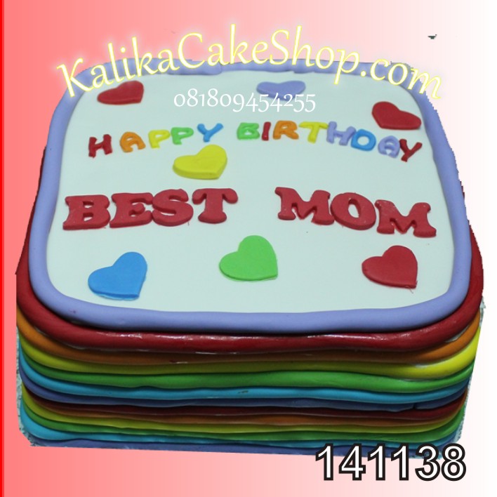 Kue Ulang Tahun Rainbow for Mom