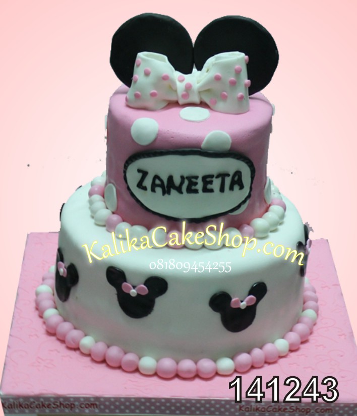 Kue Ulang Tahun Minie Mouse Zaneeta