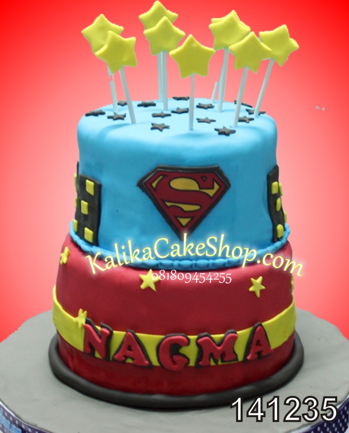 Kue Ulang Tahun superman Nagma