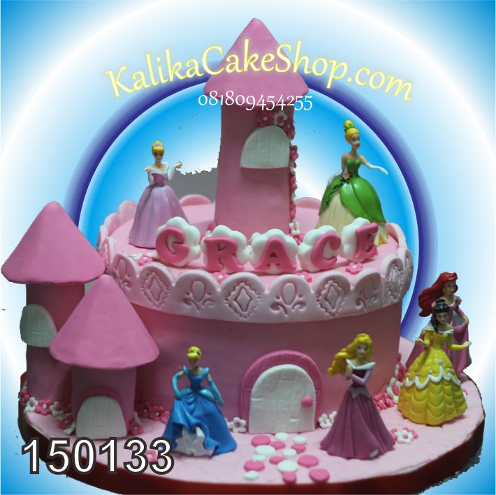 Kue Ulang Tahun Castle Princess Grace