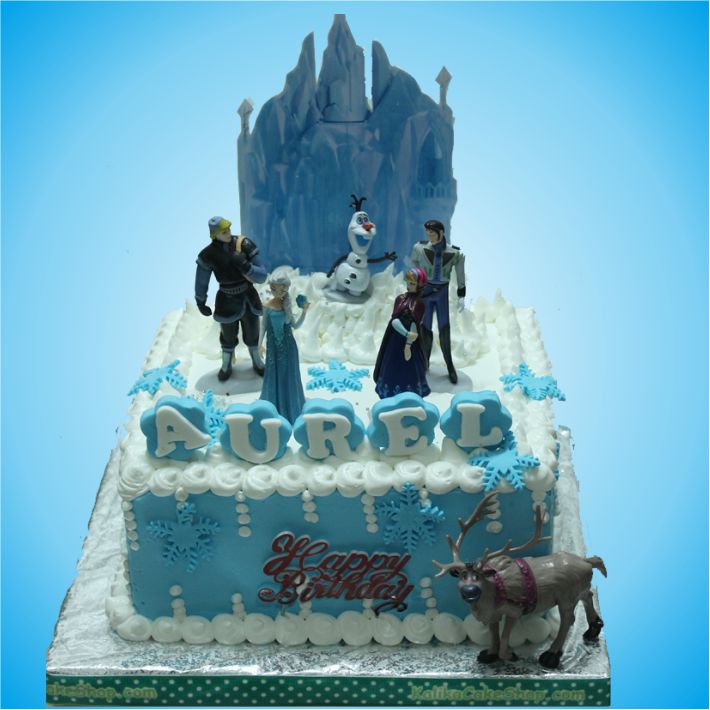 Kue Ulang Tahun Frozen Aurel