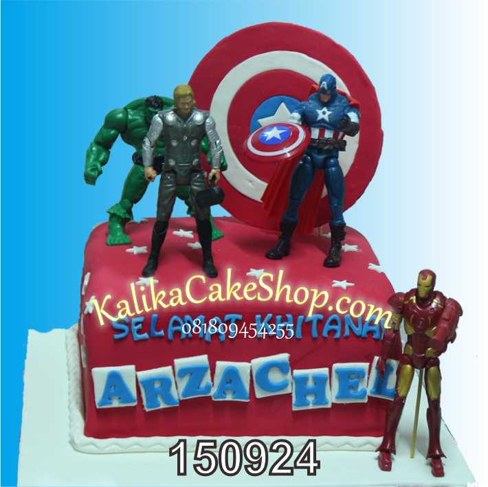 Kue Ulang Tahun Captain America Arzachel