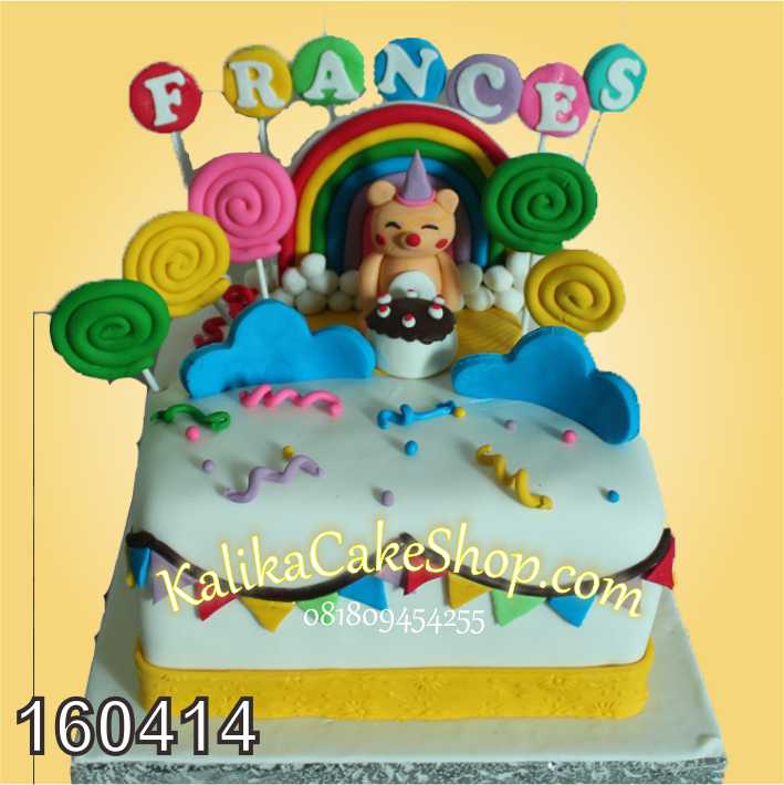 cake custom bear frances