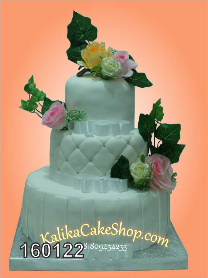 wedding cake 3susun white