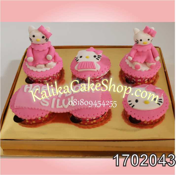 Cup cake kitty set 6